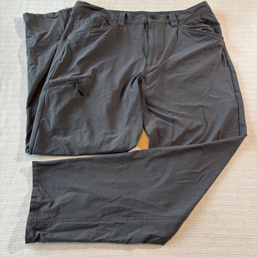 Patagonia Quandary Hiking Pants Men 35 Forge Grey STY55181 Outdoor Tech Trousers